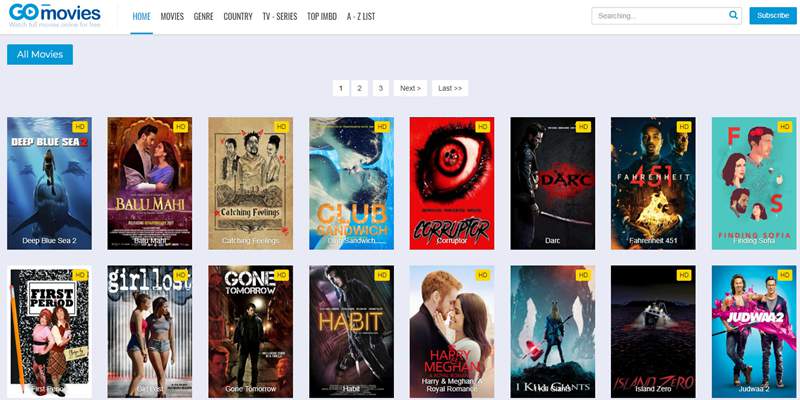 gomovies - Similar websites like 123movies