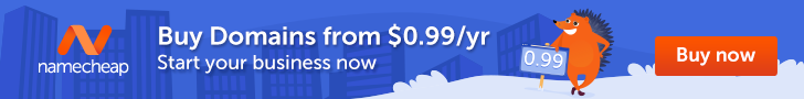 Popular Domains for just 99 Cents at Namecheap!